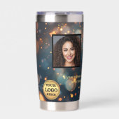 Sparkles Custom Logo Photo Business Geïsoleerde Drinkbeker (Voorkant)