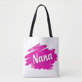 Sparkles for Nana roze Tas (Voorkant)
