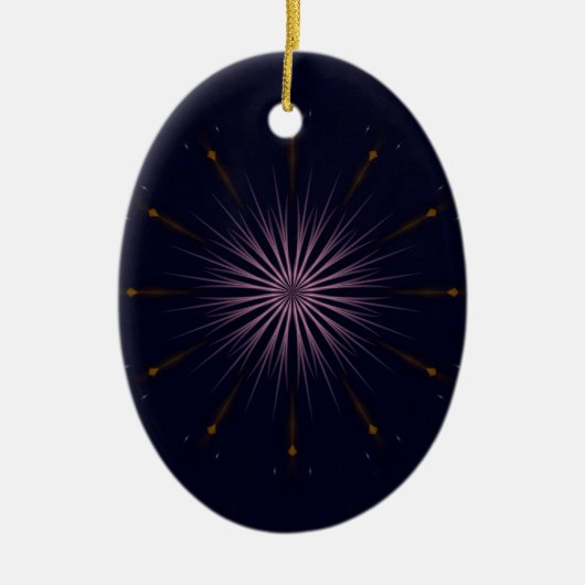 Sparkles in the Dark Keramisch Ornament (Voorkant)