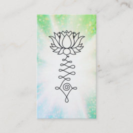 *~*   Sparkles Lotus Lily Reiki Healing Energy Visitekaartje
