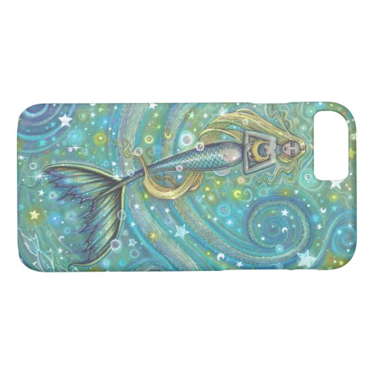 Sparkles Mermaid Art Fantasy Design Case-Mate iPhone Case (Achterkant (Horizontaal))