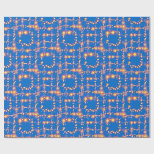 Sparkles on nightsky cadeaupapier (Vlak)