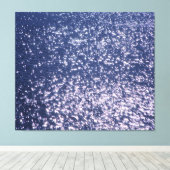 Sparkles op waterstrand House Canvas Afdruk (Insitu (Houten vloer))