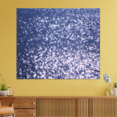 Sparkles op waterstrand House Canvas Afdruk (Insitu (Woonkamer))