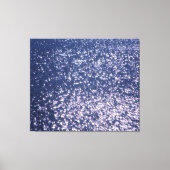 Sparkles op waterstrand House Canvas Afdruk (Voorkant)