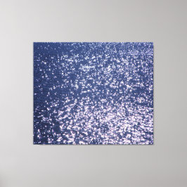 Sparkles op waterstrand House Canvas Afdruk