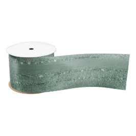 Sparkles - Penseelstreken Mint Green    3" Satijnen Lint