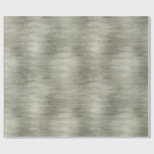 Sparkles - Penseelstreken Pewter Faux Glitter Cadeaupapier (Vlak)