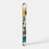 Sparkles Petals: Een 4D bloemrijke fantasie iPhone 15 Case (Rechterkant)