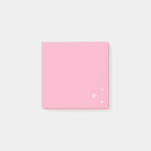 Sparkles Post it Notes / Roze