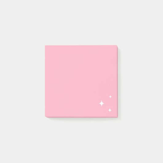 Sparkles Post it Notes / Roze (Voorkant)