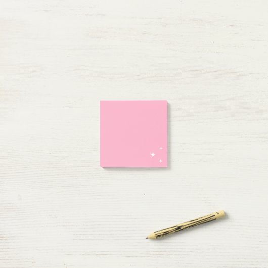 Sparkles Post it Notes / Roze (Op bureau)