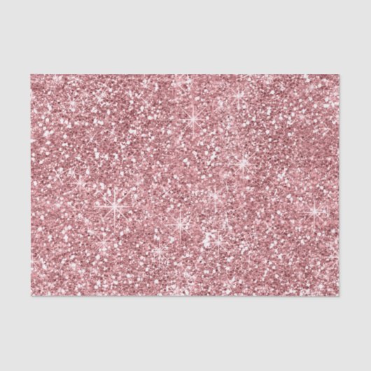 Sparkles Roos 3 Faux Glitter Tissuepapier (Voorkant)