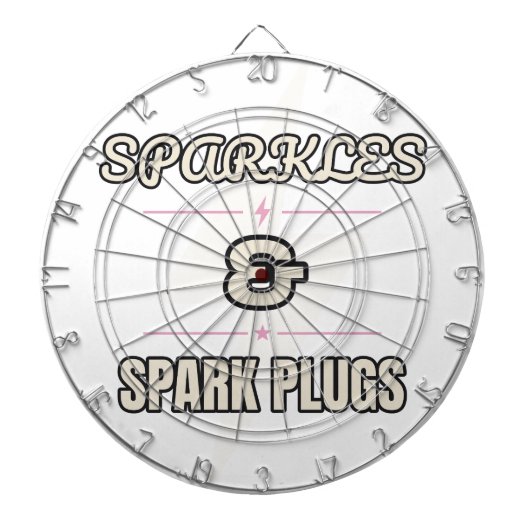 Sparkles & Spark Plugs — Dartbord (Voorkant)