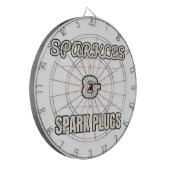 Sparkles & Spark Plugs — Dartbord (Voorkant Links)