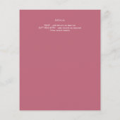 Sparkles Sweet16 Meisje Roze 16e Verjaardag Flyer (Achterkant)