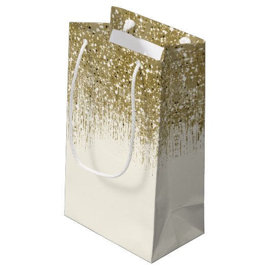 Sparkles Sweet Sixteen Gold ID912 Klein Cadeauzakje (Achterkant Gekanteld)