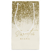 Sparkles Sweet Sixteen Gold ID912 Klein Cadeauzakje (Voorkant)