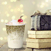 Sparkles Sweet Sixteen Gold ID912 Papieren Bekers