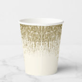 Sparkles Sweet Sixteen Gold ID912 Papieren Bekers (Rechts)