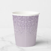 Sparkles Sweet Sixteen Mauve ID912 Papieren Bekers (Rechts)