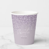 Sparkles Sweet Sixteen Mauve ID912 Papieren Bekers (Voorkant)