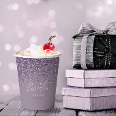 Sparkles Sweet Sixteen Mauve ID912 Papieren Bekers