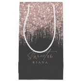 Sparkles Sweet Sixteen Roos Gold/Blk ID912 Klein Cadeauzakje (Voorkant)