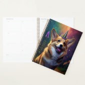 Sparkles the Unicorn Corgi - Rainbow Planner (Display)