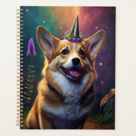 Sparkles the Unicorn Corgi - Rainbow Planner