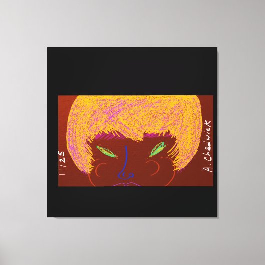 Sparkling Beauty Queen Canvas Afdruk (Voorkant)