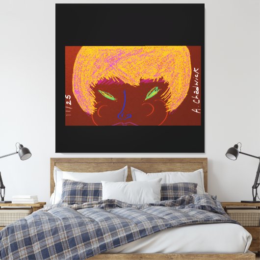 Sparkling Beauty Queen Canvas Afdruk (Insitu (Slaapkamer))