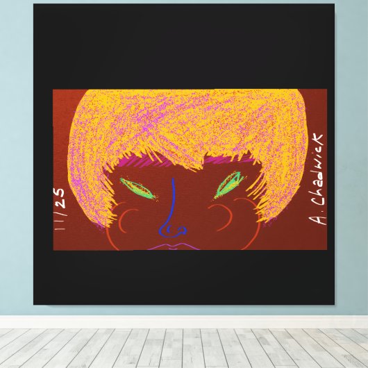 Sparkling Beauty Queen Canvas Afdruk (Insitu (Houten vloer))