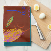 Sparkling Beauty Queen Kitchen Towel Theedoek (Quarter Fold)