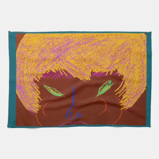 Sparkling Beauty Queen Kitchen Towel Theedoek (Horizontaal)