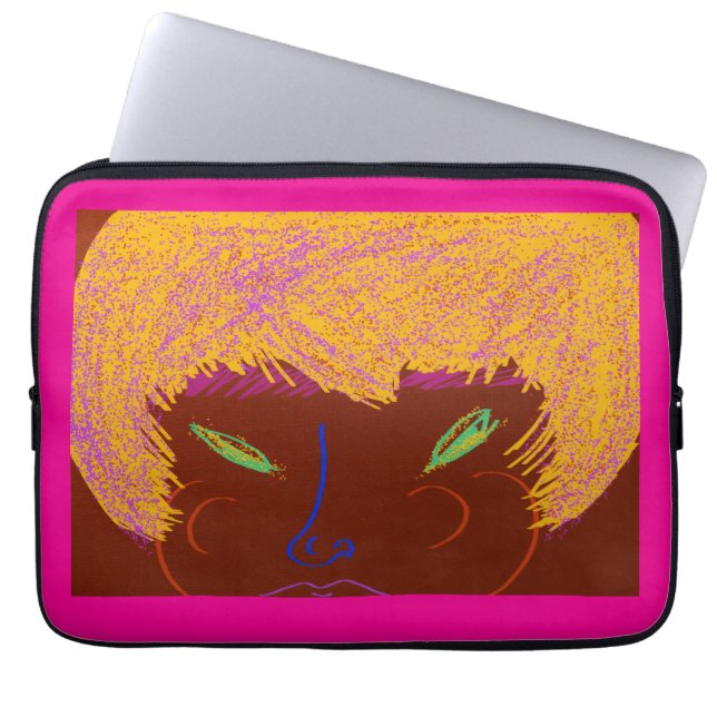 Sparkling Beauty Queen Laptop Sleeve (Voorkant)