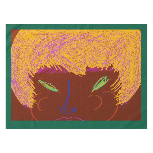 Sparkling Beauty Queen  Tafelkleed (Voorkant (Horizontaal))