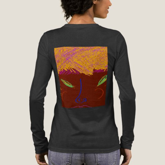 Sparkling Beauty Queen Tri-Blend Shirt (Achterkant)