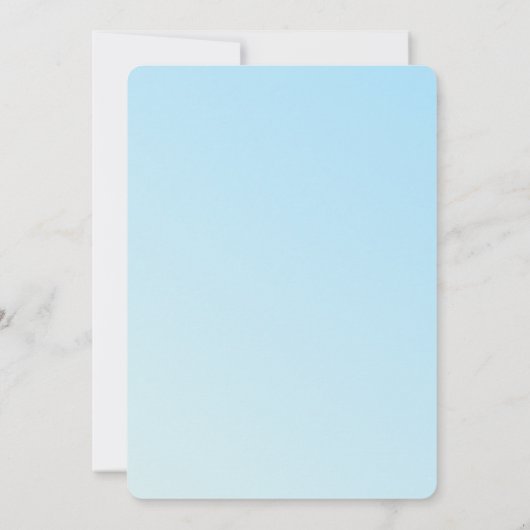 Sparkling Berken Huwelijk Kaart (Achterkant)