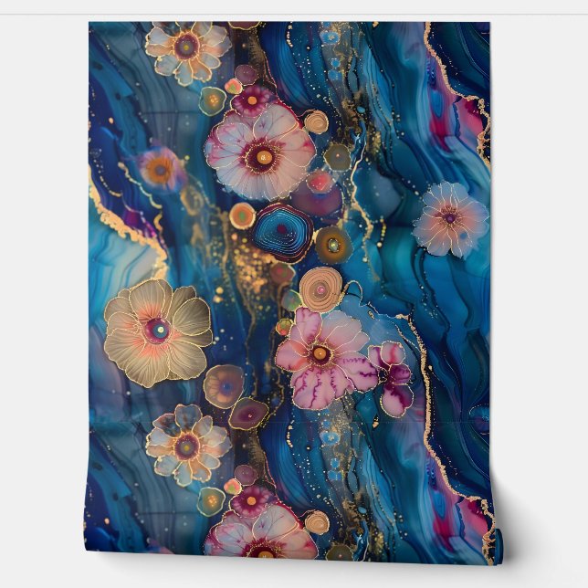 Sparkling Blossom Couture Botanical Behang (Afrollen)