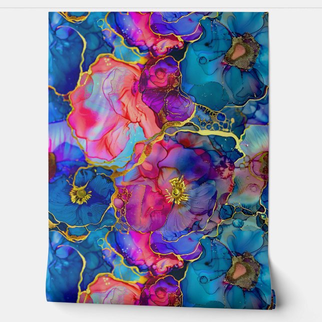 Sparkling Blossom Couture Botanical Behang (Afrollen)