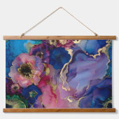 Sparkling Blossom Couture Botanical Hangend Wandkleed (Voorkant)