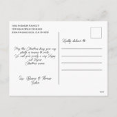 Sparkling Blue Frosty Winter Wonderland Kerstmis Feestdagenkaart (Achterkant)