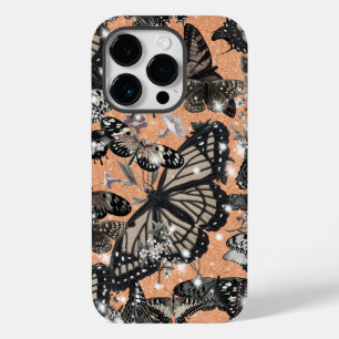 Sparkling Butterfly Garden - Elegante Natuur Case-Mate iPhone 14 Pro Hoesje