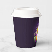 Sparkling Candles Delight Papieren Bekers (Rechts)