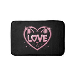 Sparkling Cat Love Badmat