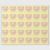 Sparkling Cat Love Cadeaupapier (Vlak)