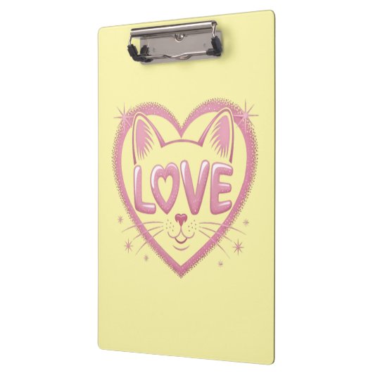 Sparkling Cat Love Klembord (Links)