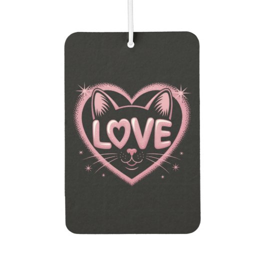 Sparkling Cat Love Luchtverfrisser (Voorkant)