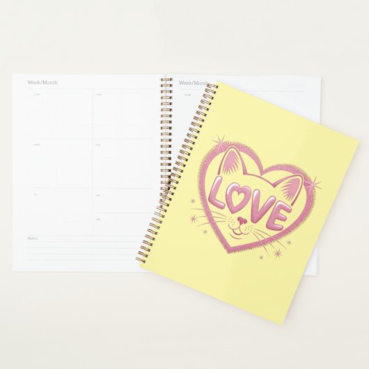 Sparkling Cat Love Planner (Display)